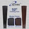 Iliving Indoor/Outdoor 52 in. Black/Wood Ceiling Fan with Remote Control 3 Blades 6 Speeds ILG8CF52B - alternate 6